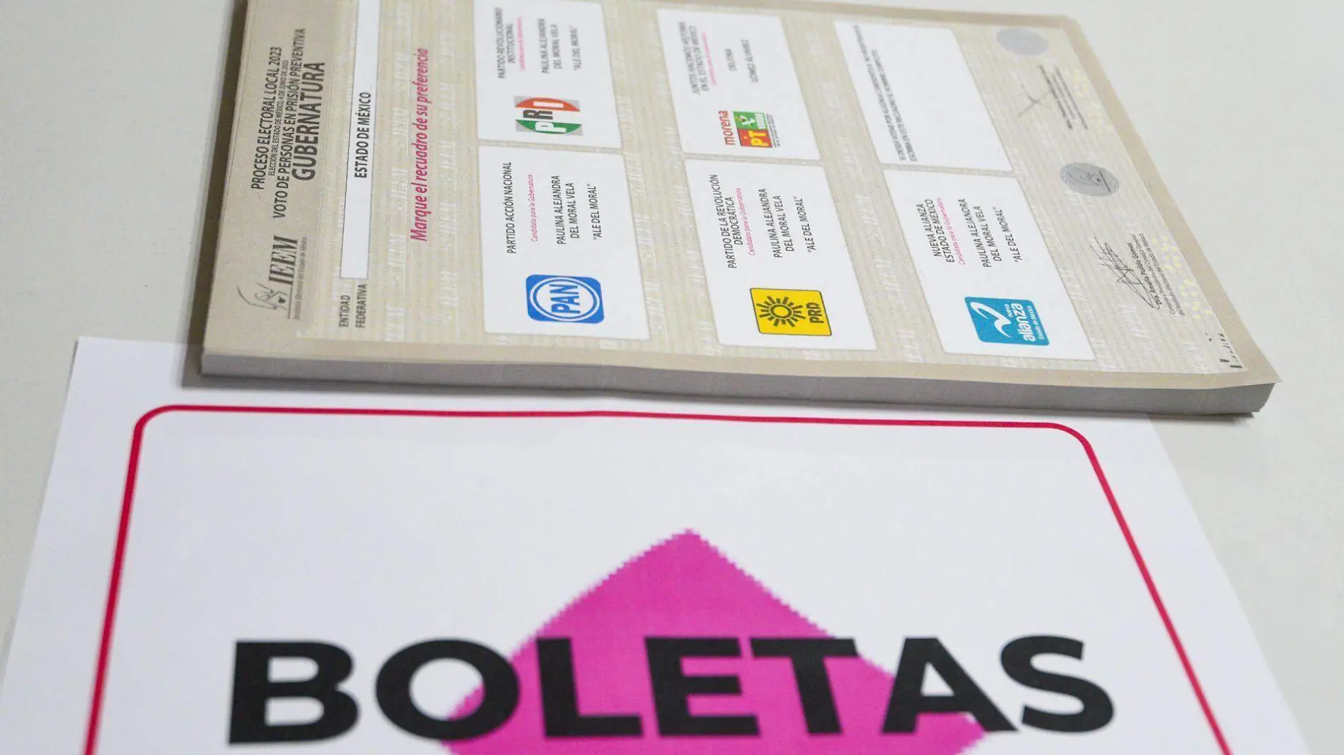 Boletas electorales, Crisanta Espinosa